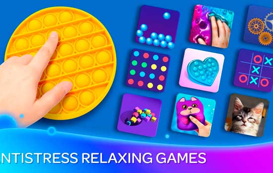 Aplicativo anti estresse Pop It Fidget no celular