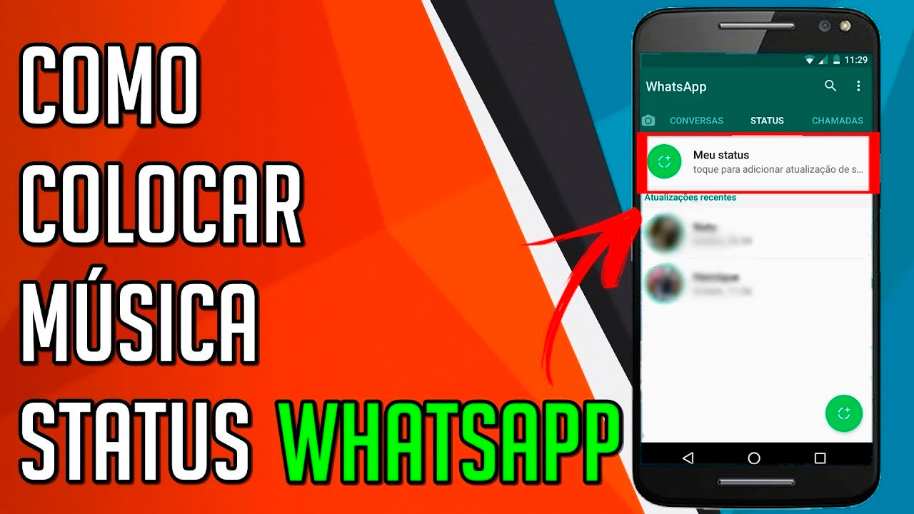 Como colocar foto com música no status do Whatsapp
