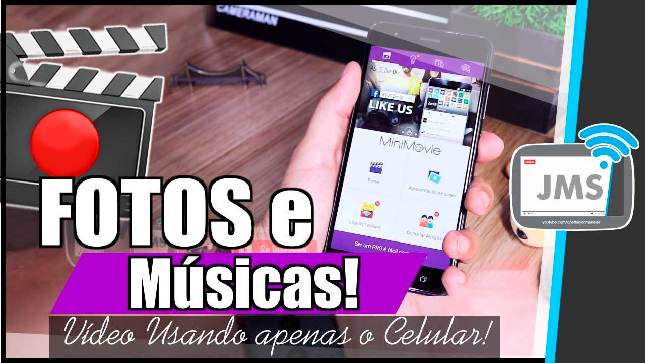 Aplicativos para fazer vídeos com fotos e música