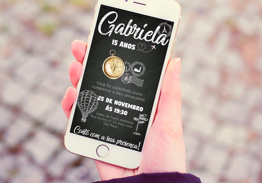 Aplicativos grátis para fazer convite virtual no próprio celular