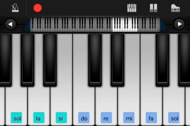 tocar piano pelo celular