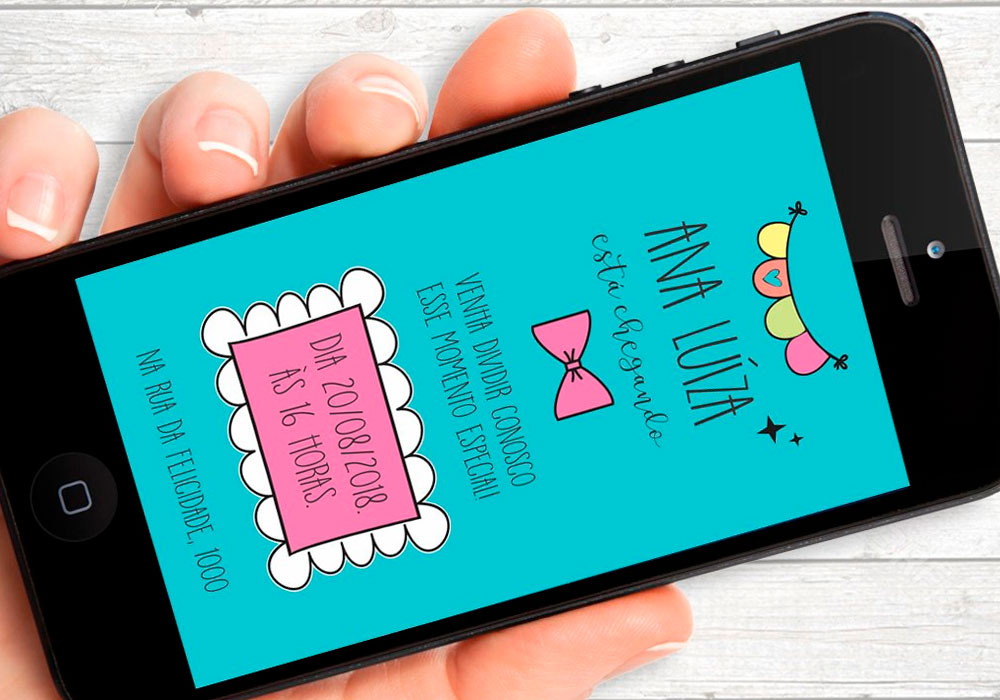Como criar convite digital pelo celular gratuito