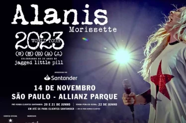 Show de Alanis Morissette no Brasil em 2023 no Alianz Parque