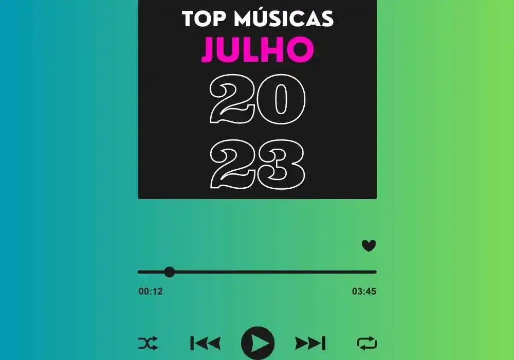 Top músicas de Julho