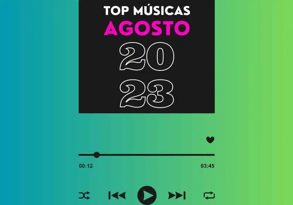 Top músicas Agosto