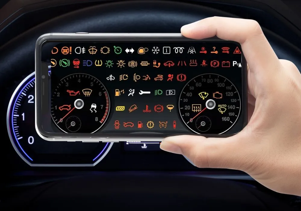 Como identificar a luz no painel do carro