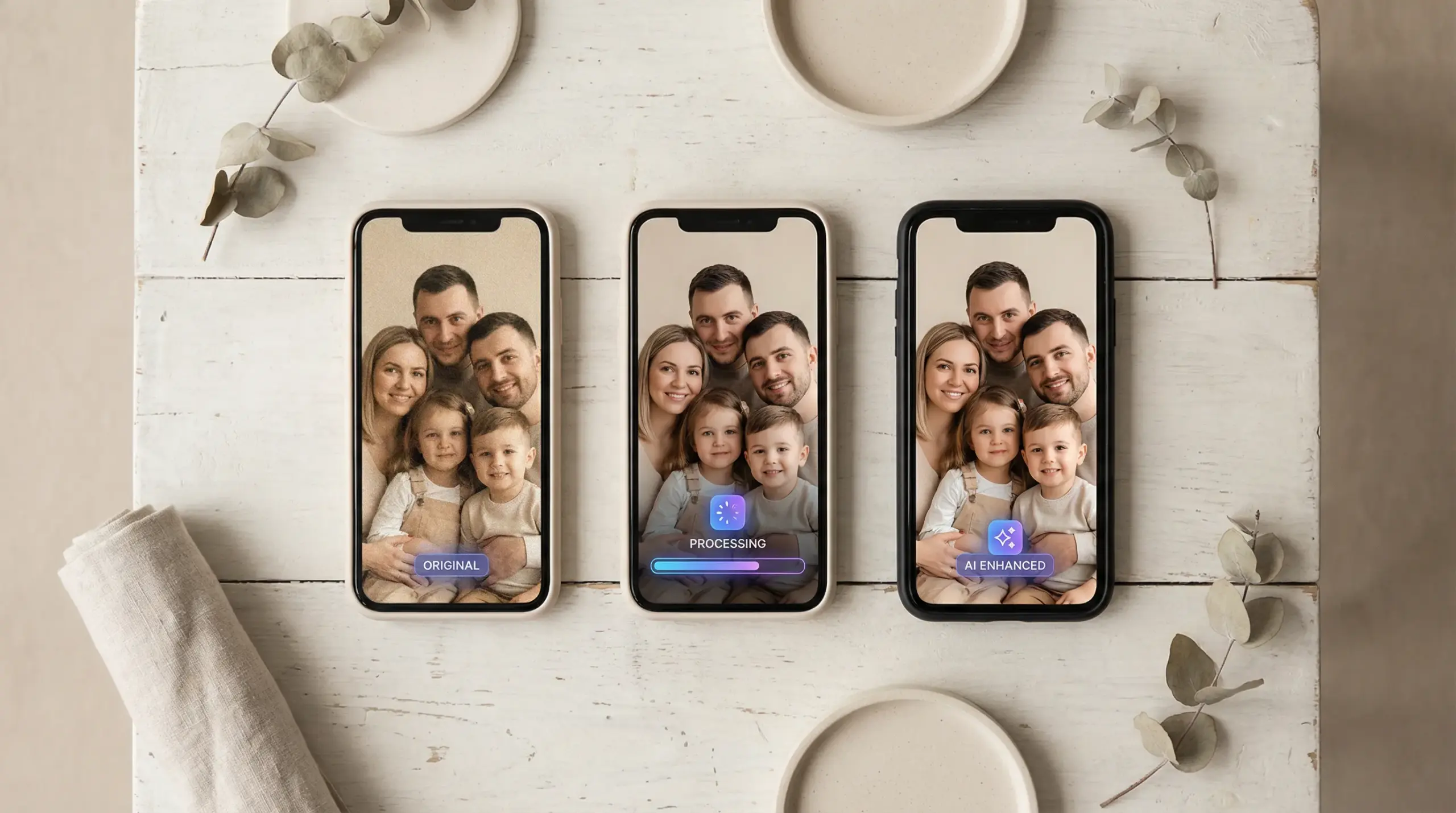 Como Tirar Fotos em Família Perfeitas Usando IA